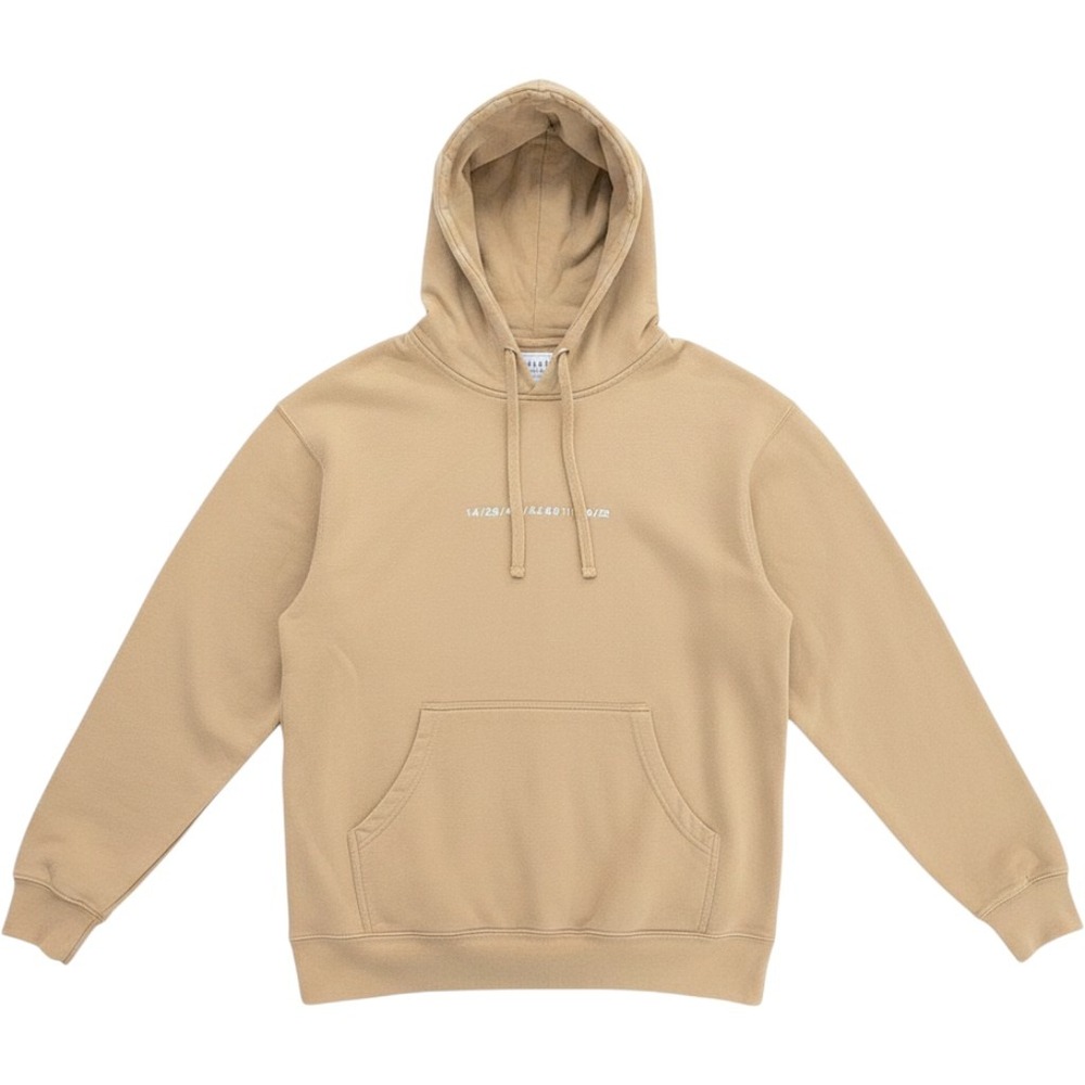 $125 Quiet Life Hoodie Sweatshirt Pullover Beige Graphic Print Streetwear Casual